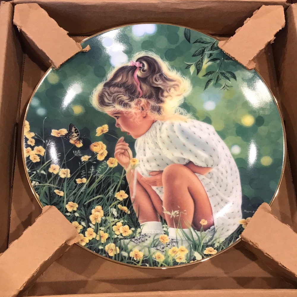 Vintage 1987 Hamilton Collection Plate "Ashley" - Treasured Days
